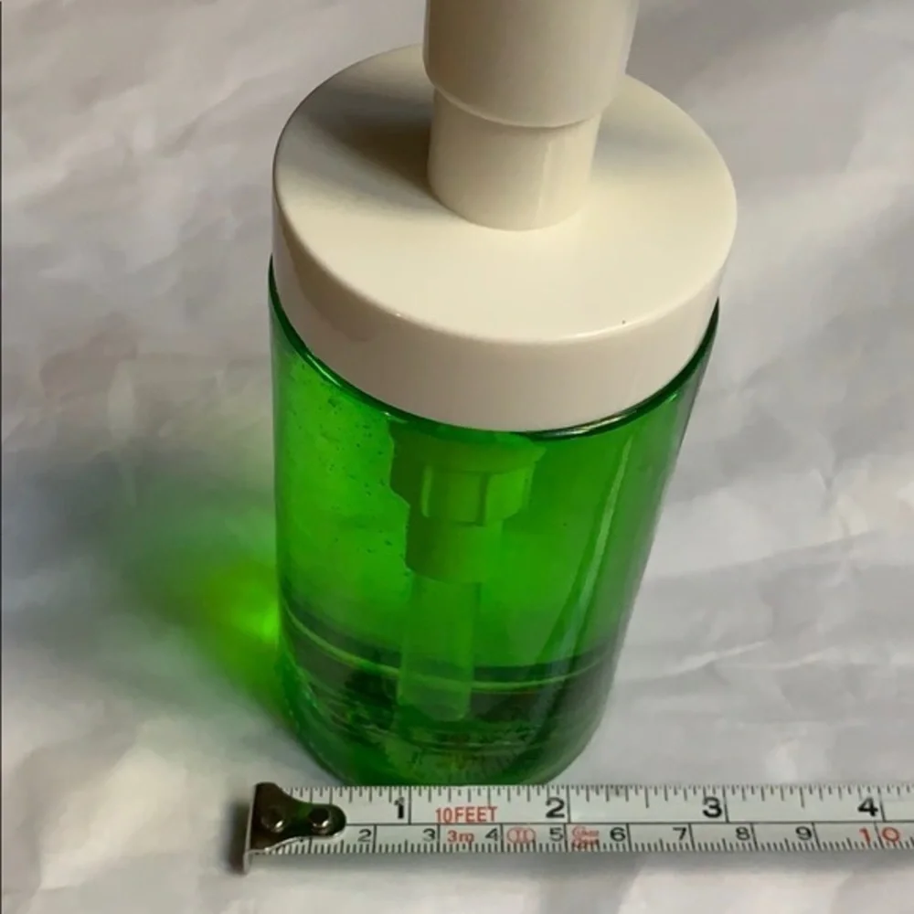 6.5” ikea dish soap 🧼 or hand soap dispenser clear thick glass sturdy bottle new